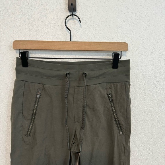 Athleta Trekkie North Drawstring Ripstop Jogger Pants Mountain Olive Green 0 - Picture 7 of 15